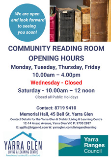 Yarra Glen Community Reading Room